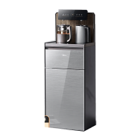 美的(Midea)茶吧机家用饮水机高端客厅用下置式桶装水可调温智能一体柜茶吧机 YD2388S-X 冷热型 [炖煮养生壶