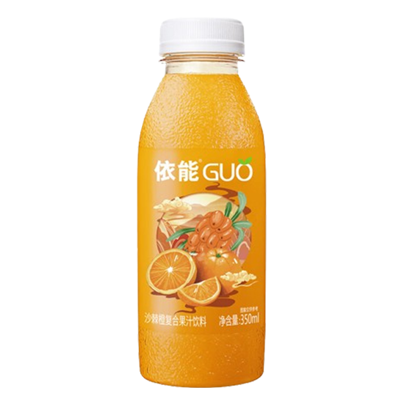 依能山楂果汁礼盒饮料果茶节日饮料礼盒沙棘橙350ml*15瓶