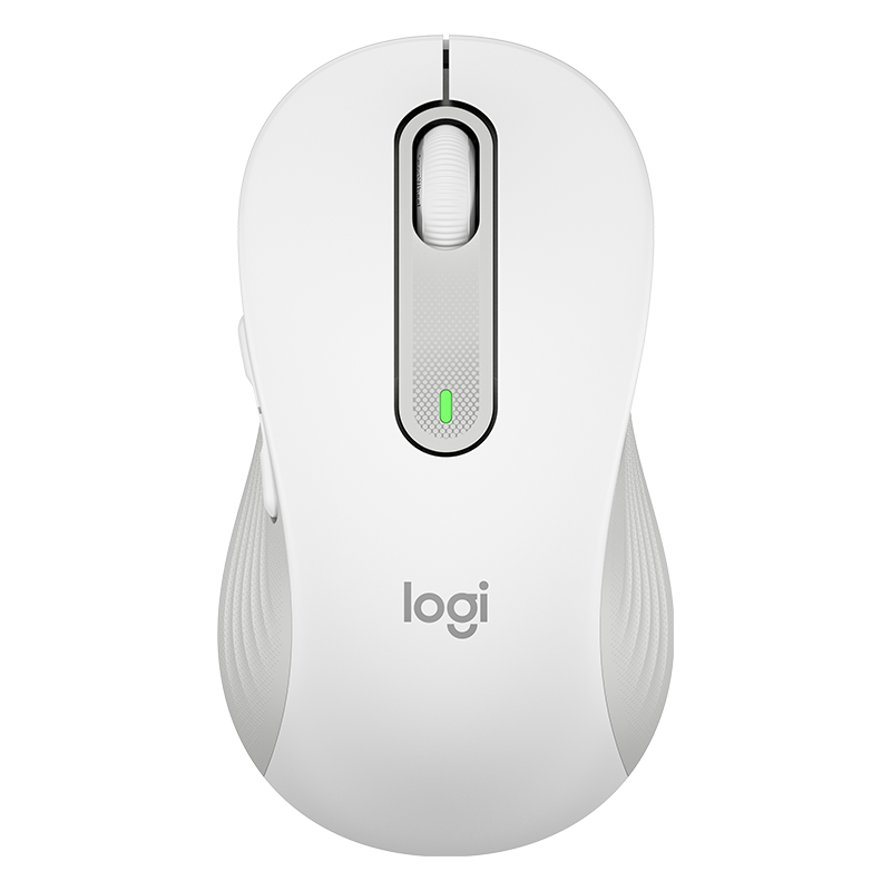 罗技(Logitech)M650 L鼠标 蓝牙无线鼠标双模连接办公商务笔记本家用办公室可自定义侧按键 -白色
