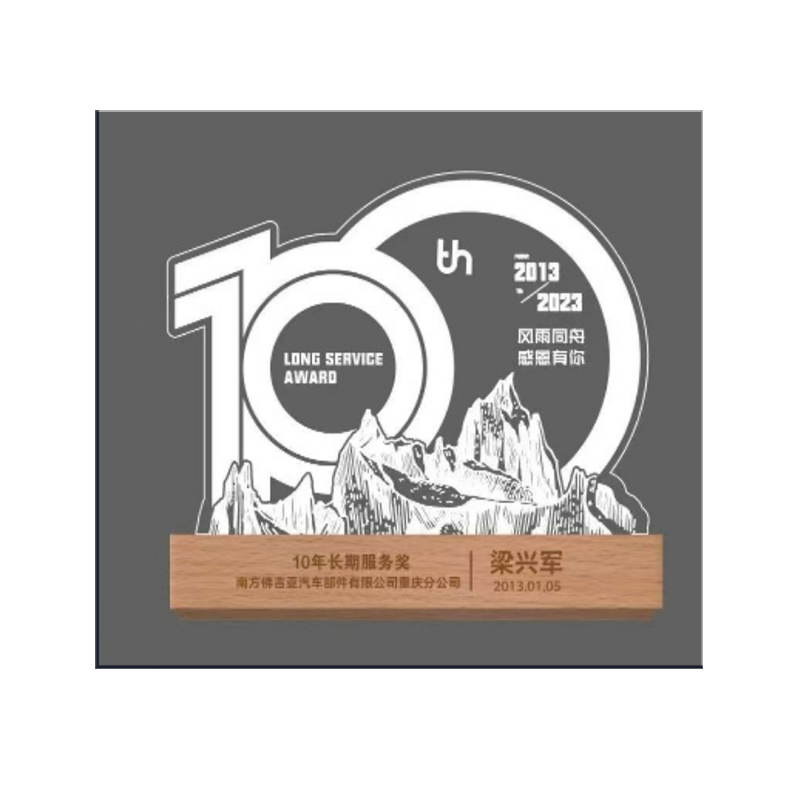 小夜灯内容“10年贡献奖