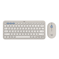 罗技(Logitech)PEBBLE 2 COMBO键鼠套装-烟云灰