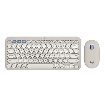 罗技(Logitech)PEBBLE 2 COMBO键鼠套装-烟云灰