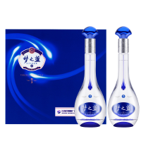 洋河 蓝色经典 梦之蓝M3-52度500ml*2瓶礼盒装 绵柔浓香型白酒