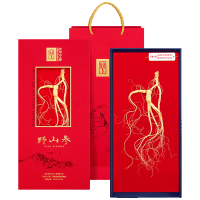 长白山人参野山参40礼盒干货礼盒益肺生津野山参5g*1盒