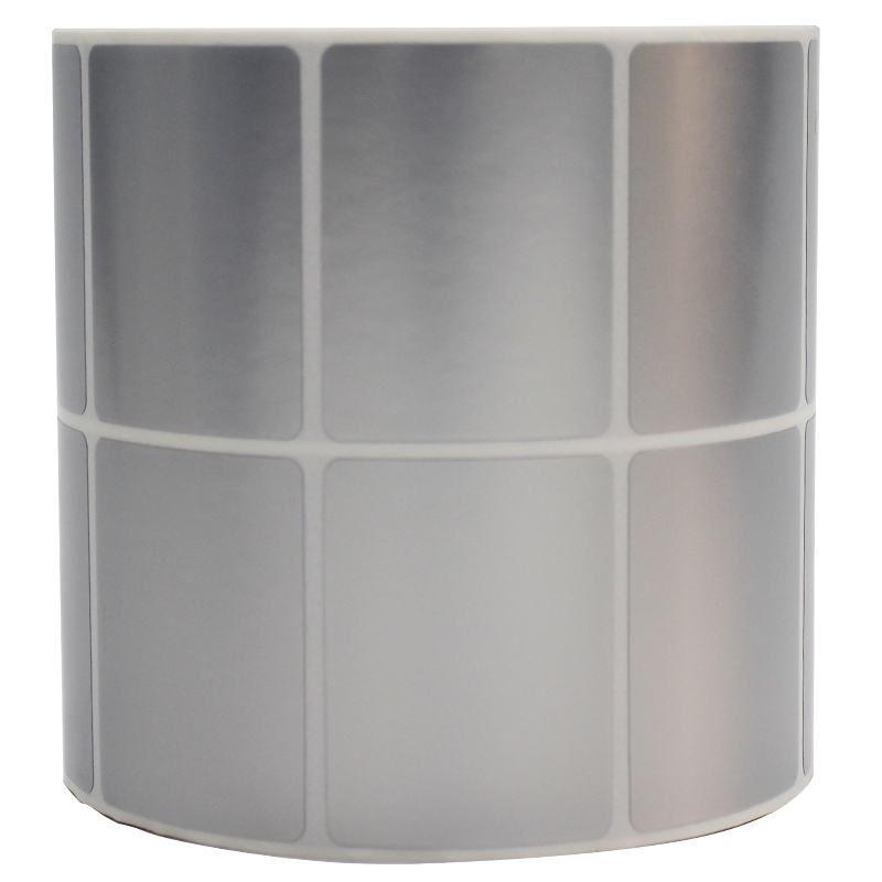 亚银标签纸40*20*3000张强粘