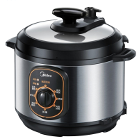美的(Midea)MY-12CH402A/W12PCH402E 一键旋钮操作 大双层防堵罩机械式4升电压力锅 补贴