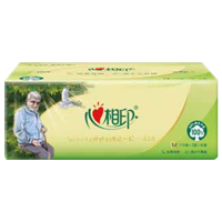 心相印抽纸茶语丝享纸巾马吉德面巾纸家用3层110抽*4包DT32110