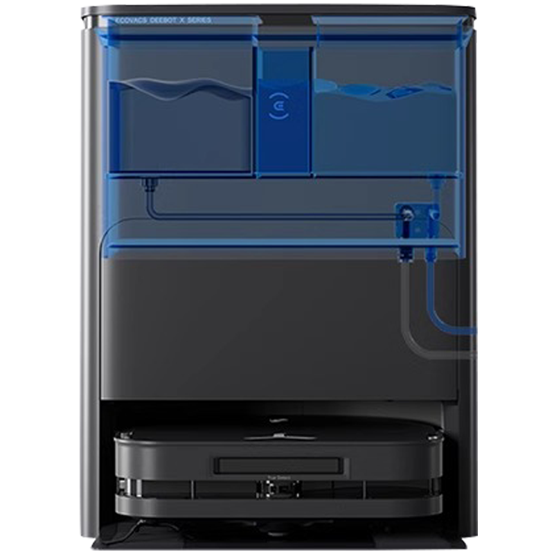 [新品]科沃斯X5 PRO ULTRA AI上下水版扫地机器人家用全自动吸扫拖恒贴边防缠绕(黑色)