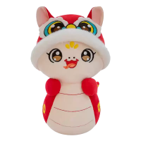 蛇年吉祥物公仔玩偶-新年快乐30cm