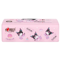 心相印手帕纸库洛米款可湿水餐巾纸家用4层20片*20包T5020