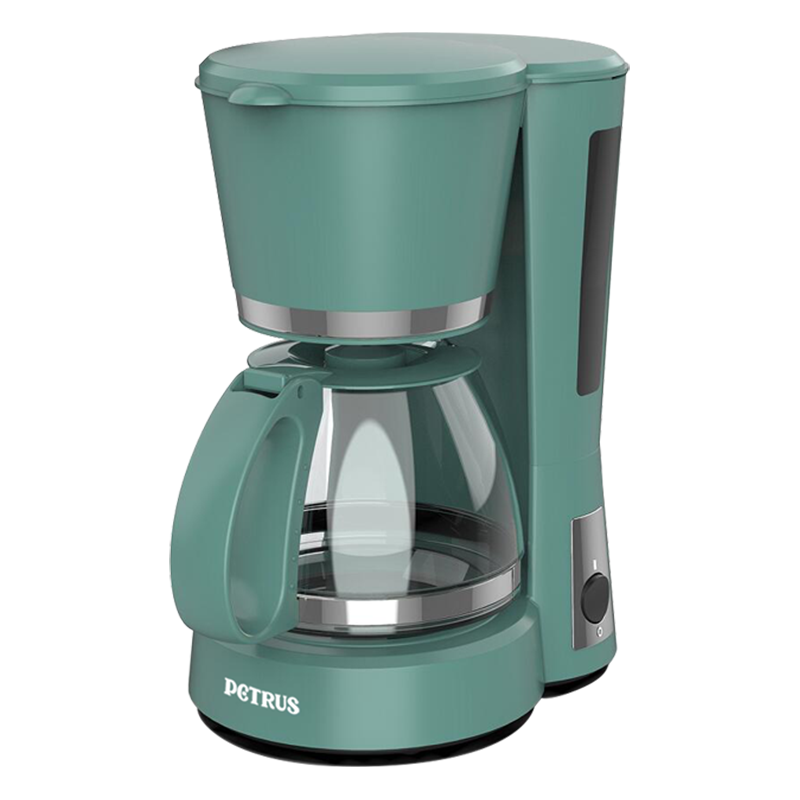 柏翠咖啡机美式滴漏壶滴滤机泡茶机滴滤咖啡机一机两用PE2100