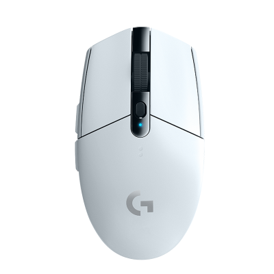 罗技(Logitech)G304电竞游戏无线鼠标USB接收台式机笔记本电脑通用正品原装便携绝地求生神器吃鸡宏APEX白色