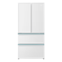 海尔(Haier)461升法式四开门冰箱多门零距离自由嵌入智能家用电冰箱一级能效双变频超薄嵌入式阻氧干湿分储黑金净化除菌