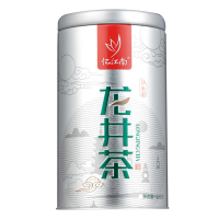 忆江南绿茶罐装绿茶杭州钱塘龙井茶厂家直销批发银罐龙井125g