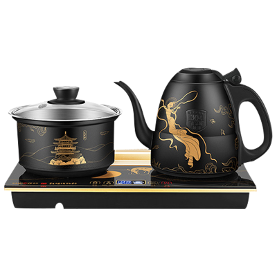 金灶(KAMJOVE)新升级手柄自动上水电热水壶 整套茶具套装煮茶壶 烧水壶