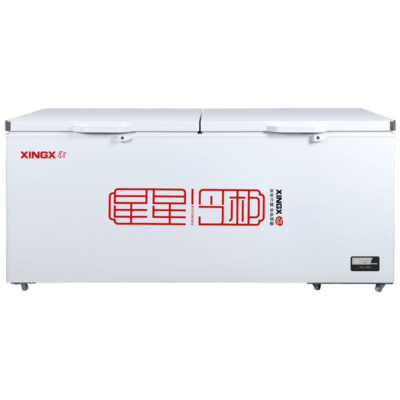 星星(XINGX)BD/BC-718GD厨房商用保鲜设备卧式冷柜单温冷藏冷冻转换家用大容量-35℃深冷速冻超市丸子雪糕柜