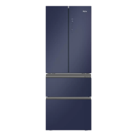 海尔(Haier)BCD-336WLHFD8DB1 冰箱336升风冷无霜变频冰箱法式多门大容量一级能效节能电冰箱