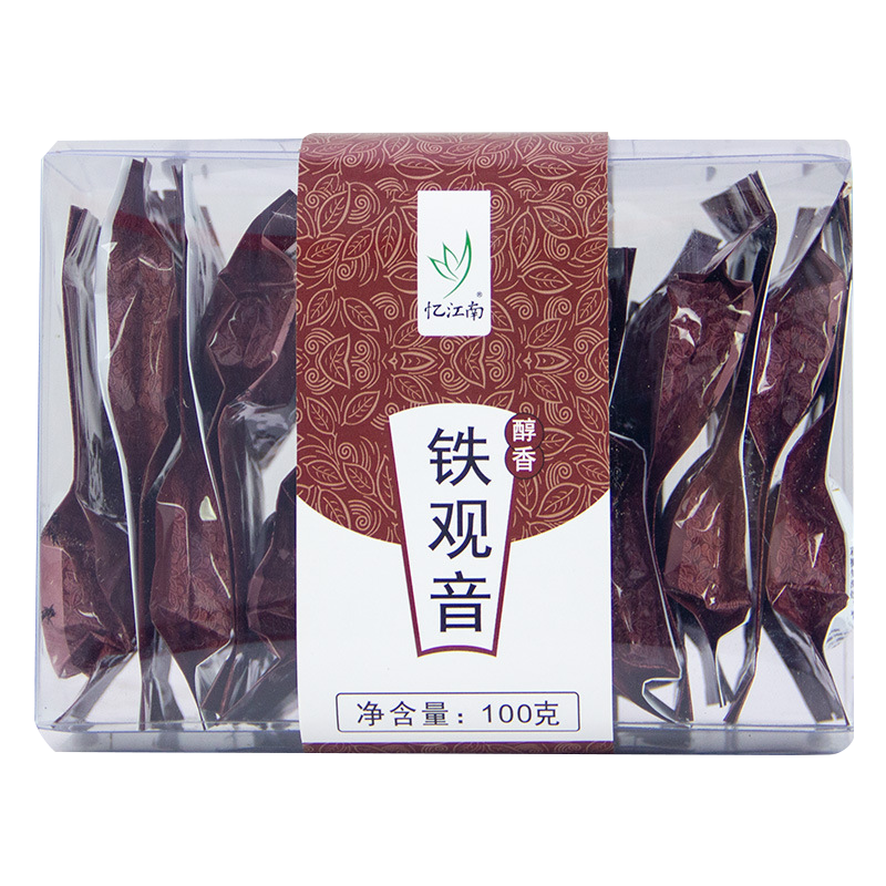 忆江南乌龙茶正品茶叶盒装乌龙茶塑盒铁观音100g