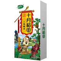 十月稻田杂粮三色糙米均衡配比480g*2盒