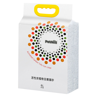 诺旦猫砂活性炭植物豆腐猫砂6L细颗粒猫砂发4袋(发货迅速)