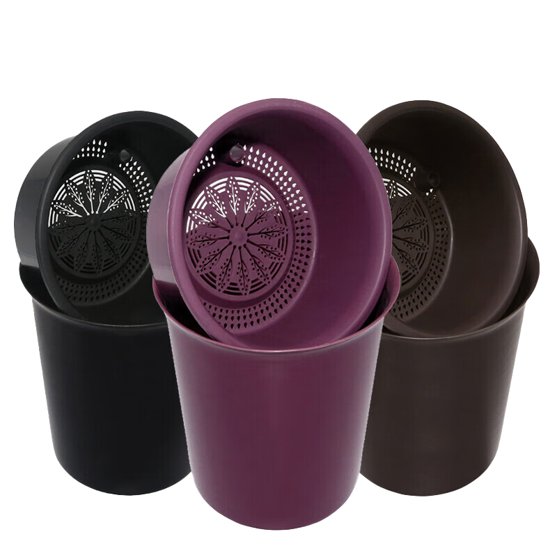 莱旋滤水茶渣桶圆形小号FW1289/个(颜色随机)