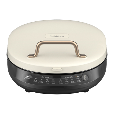 美的(Midea)电饼铛MC-JKC3078烤饼机上下盘可拆洗煎烤机烙饼锅三明治早餐机加深烤盘大火力家用烤肉加深烤盘