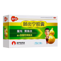 葫芦爸 肠炎宁胶囊 0.3g*48粒清热利湿 行气 用于急 慢性胃肠炎 腹泻 细菌性痢疾 小儿消化不良