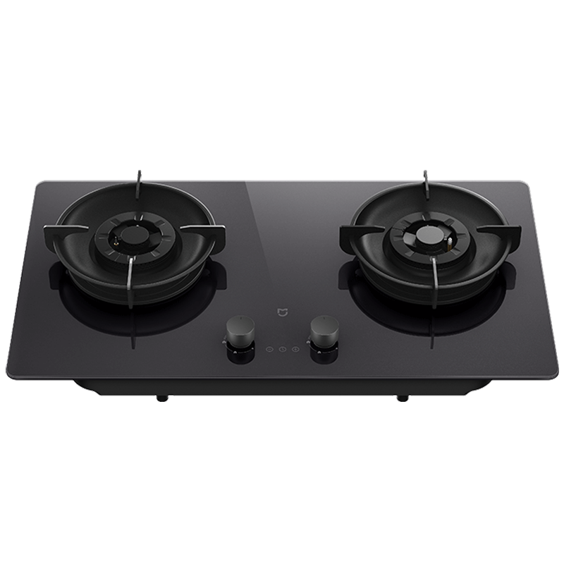 小米米家智能定时燃气灶S2天然气 5200W大火力猛火家用黑