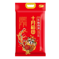 十月稻田大米辽河长粒香米粳米香米五斤2.5kg