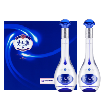 洋河 蓝色经典 梦之蓝M3-45度500ml*2瓶礼盒装 绵柔型白酒