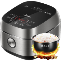 美的(Midea)纤V系列 电饭煲4-6个人 IH加热电饭锅家用4L大容量一级能效预约 精铁釜蒸米饭锅FB40S701