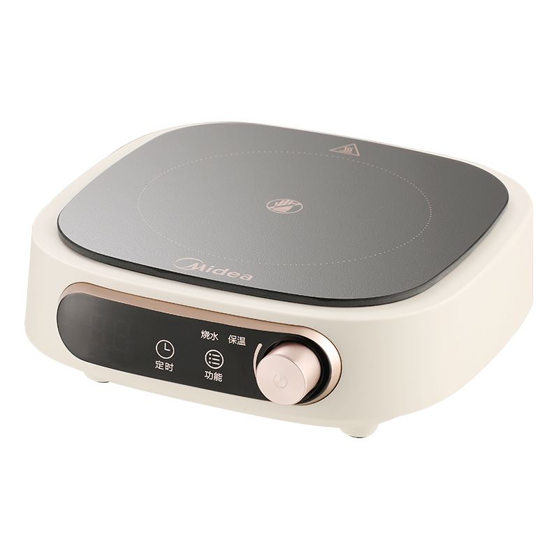 美的(Midea)电磁炉HW10W1-002电陶炉烧水煮茶火锅炉800W家用功率 红外光波加热低辐射 围炉煮茶(不带壶)