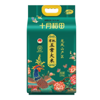十月稻田大米五常有机稻香米东北大米五常大米5kg