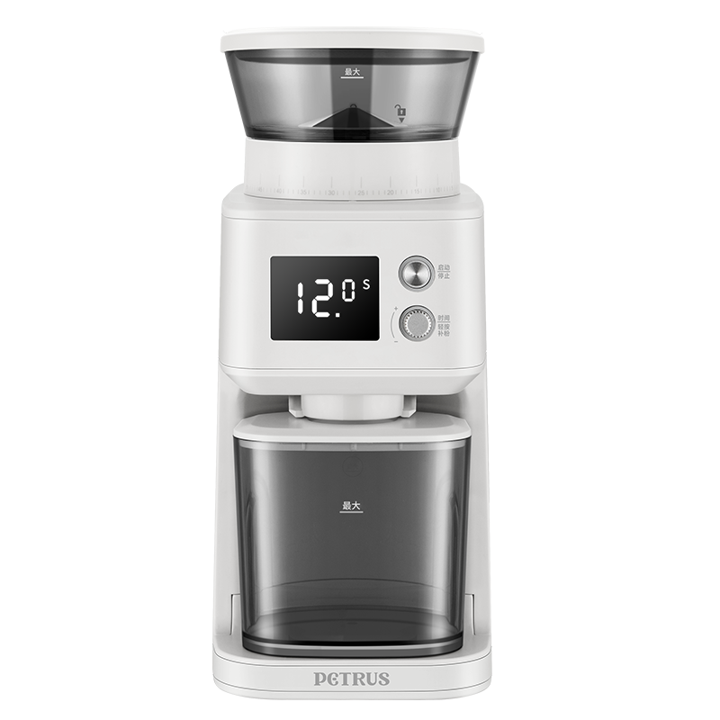 柏翠磨豆机研磨机电动全自动咖啡豆小型意式磨粉机PE3755S