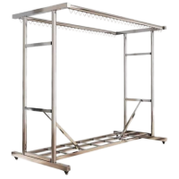 止臣 晾衣架 办公家具晾衣架落地家用卧室挂衣架室内阳台晾衣架宿舍简易组合衣架衣帽架子 M3