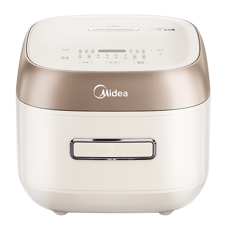 美的(Midea)电饭煲电饭锅0涂层家用4升IH加热316L不锈钢内胆无涂层多功能智能电煮锅煮饭锅MB-HS451S