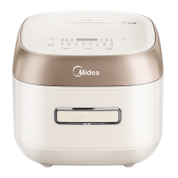 美的(Midea)电饭煲电饭锅0涂层家用4升IH加热316L不锈钢内胆无涂层多功能智能电煮锅煮饭锅MB-HS451S
