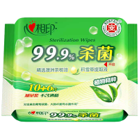 心相印卫生湿巾杀菌便携清洁湿纸巾16片*9包XCA010
