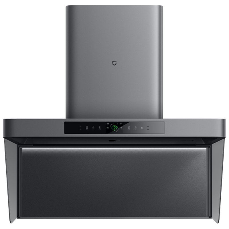 小米米家智能净烟机P2欧式顶吸抽油烟机智能净味家用免拆洗烟灶联动