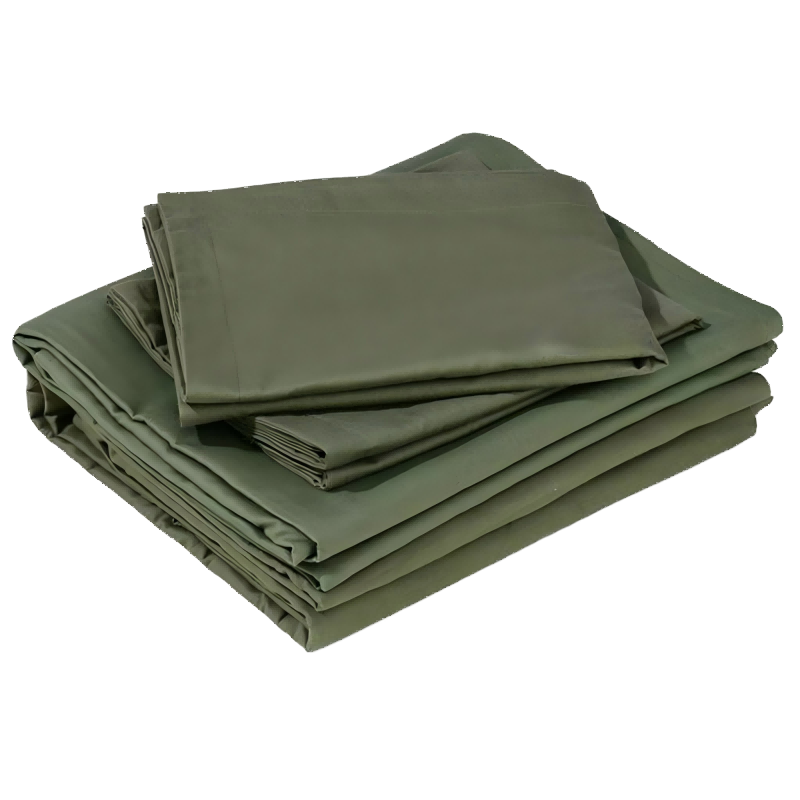 斯赞 防寒床上用品三件套装军绿色 1.5m 套