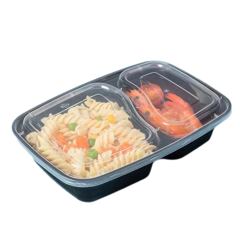 金胜星 一次性美式二格餐盒 150套/箱