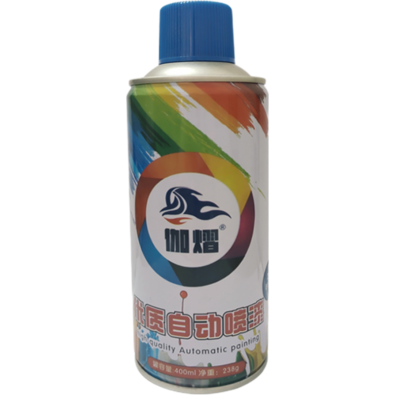 伽熠 自喷漆 时风蓝*400mL 门窗金属防锈家具木器漆自行摩托汽车翻新涂鸦