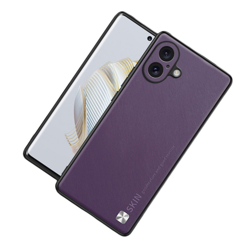 圣幻 适用于荣耀系列magic6/pro卡扣小牛纹皮套荣耀magic7pro皮革翻盖简约商务男女防摔壳