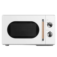 美的 微波炉 复古外观 旋钮双控 轻松解冻 易洁内胆 360°转盘加热 20L容量 涂层内胆 五档火力 PM2004