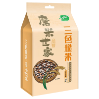 十月稻田杂粮低脂杂粮均衡配比口感互补三色糙米1kg