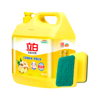 立白洗洁精生姜精华8斤大桶装送洗碗棉2块除腥祛味食品用可洗果蔬易漂洗不伤手