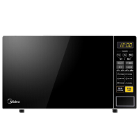 美的(Midea)微波炉 M1-L213C 黑色 转盘加热 定时功能 一键加热 21升 微电脑式 微波炉