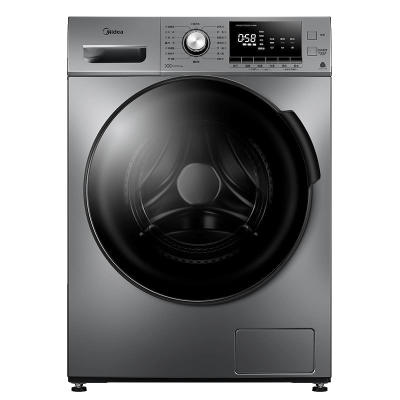 美的(Midea)10公斤全自动变频滚筒洗烘一体洗衣机 C.T感应式净螨MD100VT55DG-Y46B