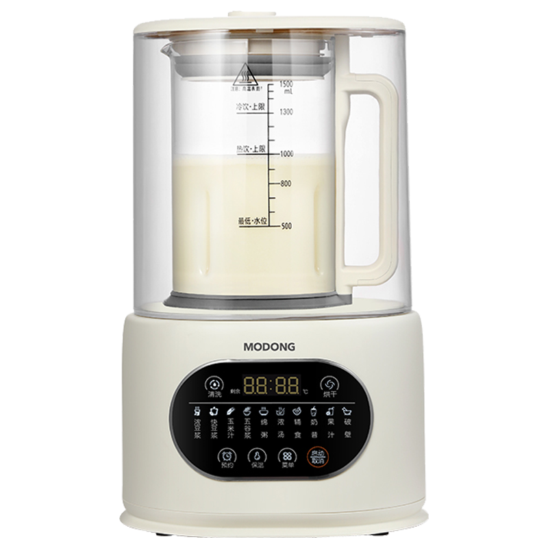 摩动破壁料理机1.5L家用加热多功能搅拌机果汁机全自动料理机MD-PB03