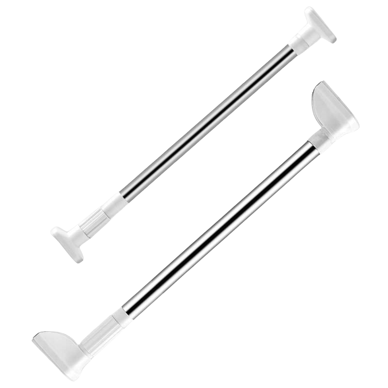 不锈钢伸缩杆 免打孔晾衣杆 多种长度可选